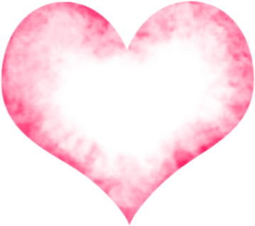 a pink heart on a white background