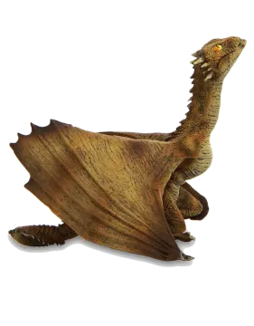 a toy dragon sitting on its back