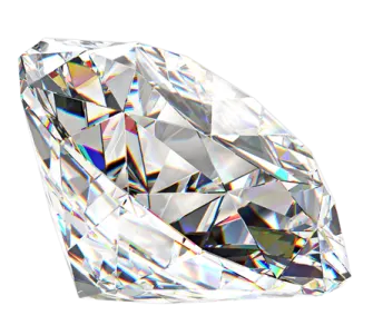 a diamond on a white background