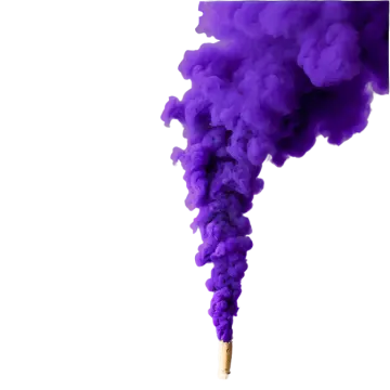 purple smoke on a white background