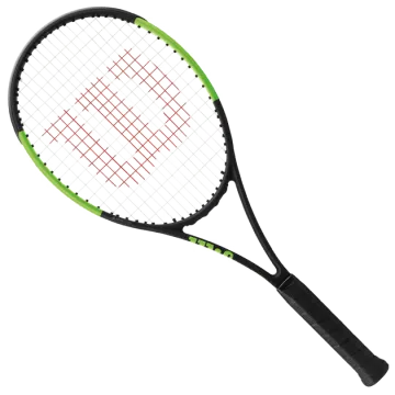 a tennis racket on a white background