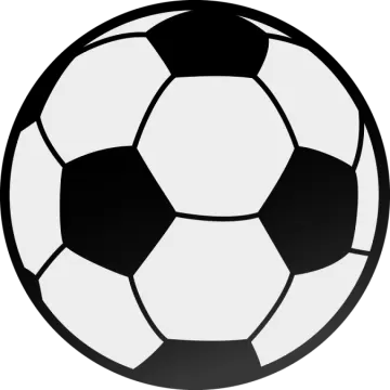 a soccer ball on a white background