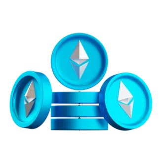 an image of three blue arrows with one arrow pointing up