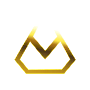 a gold crown on a white background