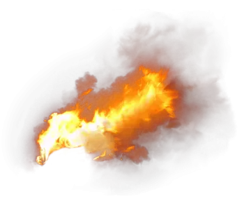 an image of a fire in the air