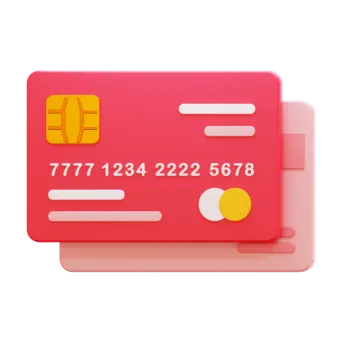 a credit card with the number 1 on it