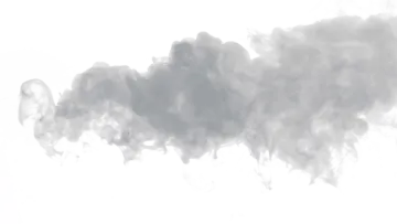 smoke on a white background