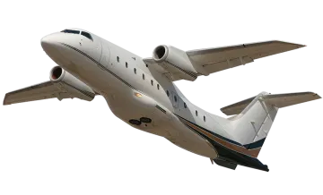 a plane flying in the air