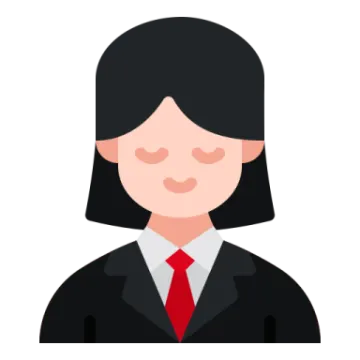 a woman in a suit and tie