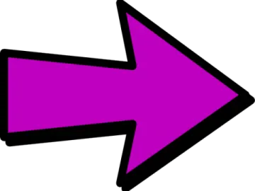 a purple arrow pointing up to the right