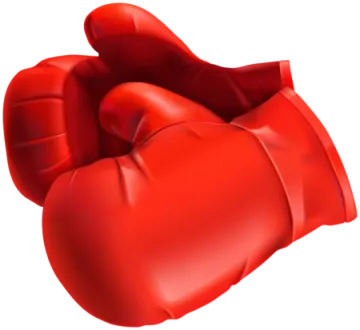 a red boxing glove