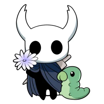 a drawing of a little monster holding a flower