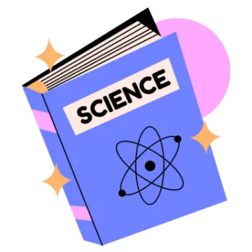 a book with the word science on it