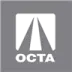 the logo on a gray background