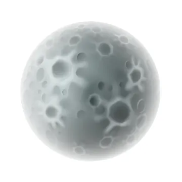 an image of a moon on a white background
