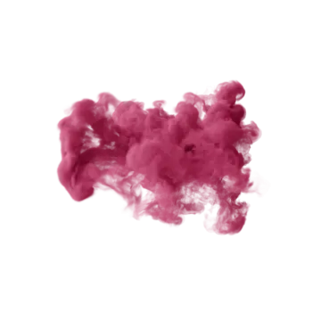 pink smoke on a white background