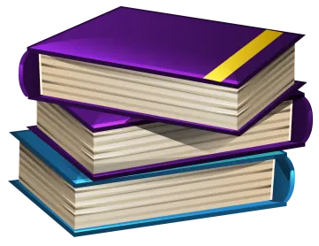 a stack of books