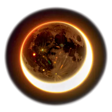 an image of the moon taken from a camera