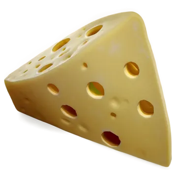 a piece of cheese