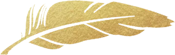 a golden leaf on a white background