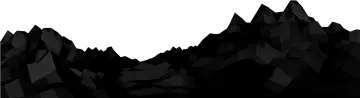 a black and white image of mountains