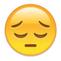 a yellow smiley face with eyes closed