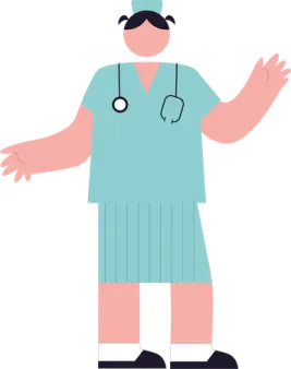 an illustration of a nurse