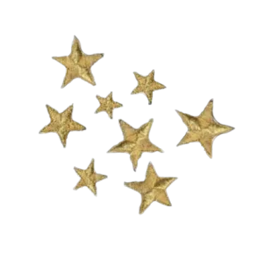 a group of gold stars