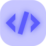 a black and white icon with the letter d on it