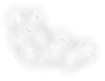 a white background with stars and circles