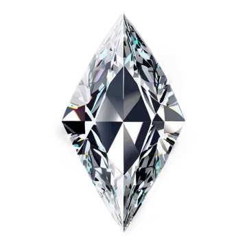 a diamond on a white background