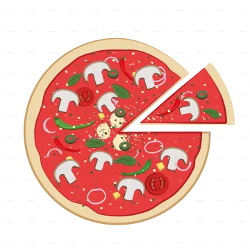a pizza with different toppings on it