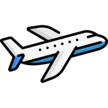 an airplane icon