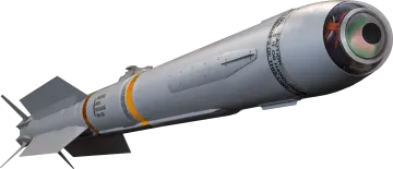 an image of a missile on a white background