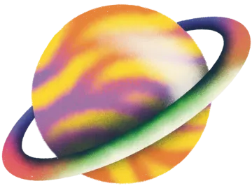 an image of a saturn with a white background