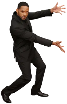 a man in a suit and tie dancing