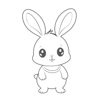 how to draw a cute rabbit