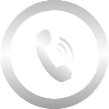 an icon of a phone in a circle
