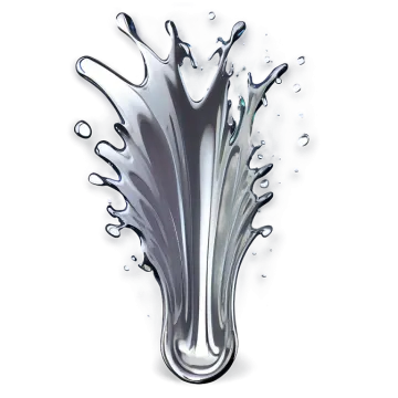 a splash of water on a white background