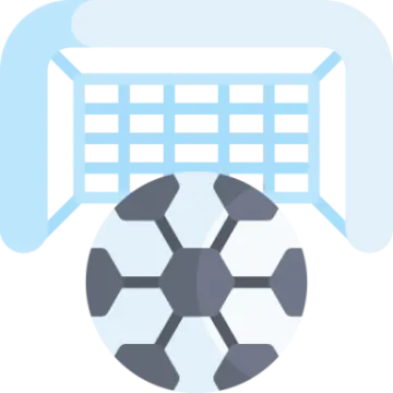 a soccer ball in front of a calendar