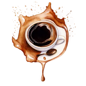 a cup of coffee on top of a saucer