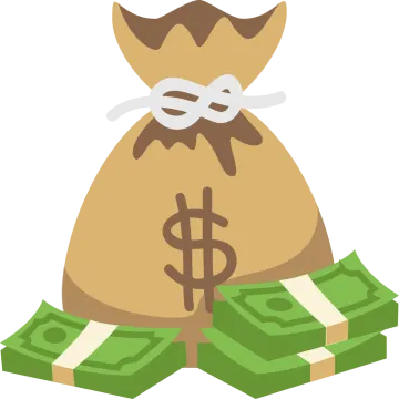 a bag full of money