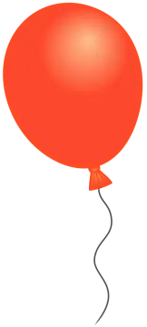a balloon with a string attached to it