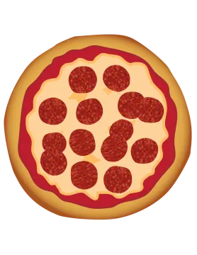a pizza with pepper and cheese on it