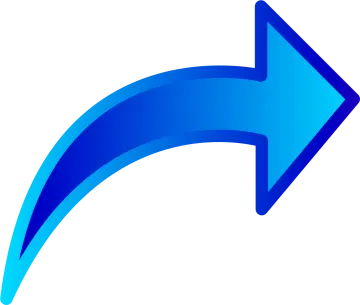 a blue arrow pointing up to the right