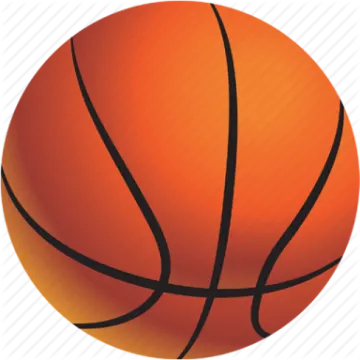 a basketball ball on a white background