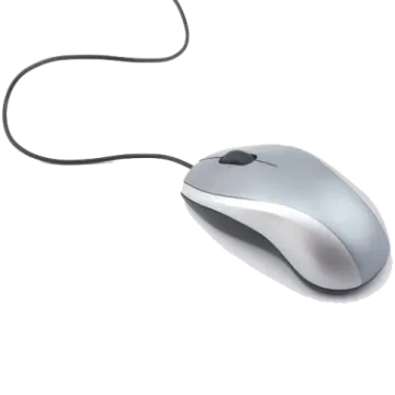 a computer mouse on a white background