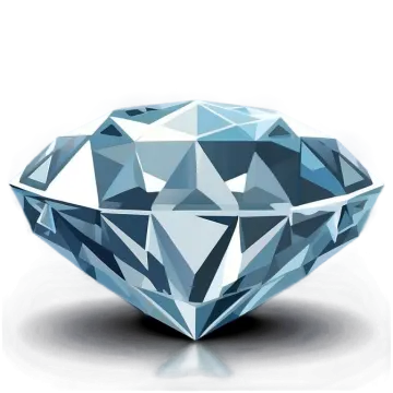 a diamond on a white background