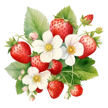 a bouquet of strawberries and strawberrys