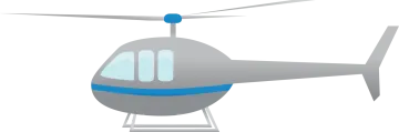 a helicopter on a white background